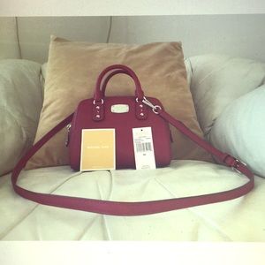 Michael Kors Mini Saffiano Leather Satchel